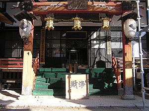 長岳寺本堂